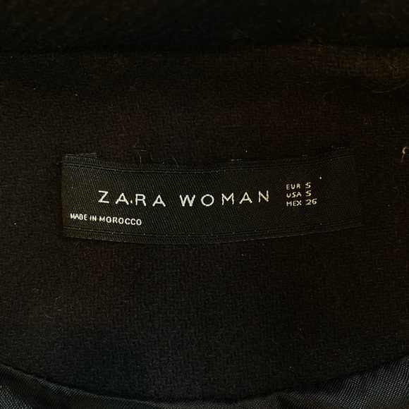 Zara Faux Fur Collar Coat - Picture 7 of 8